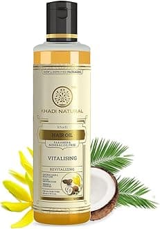 Khadi Natural Vitalising Herbal Hair Oil| Hair Oil for Hair Growth |Paraben & Mineral Oil Free | Suitable for All Hair Types