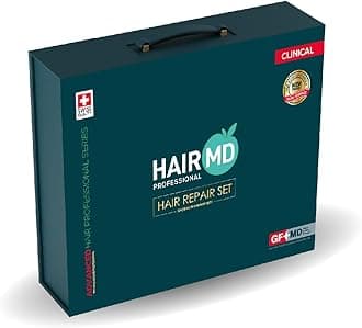 HairMD Clinical Advanced Hair Repair Set 3 Months Application Bond Bag (3 Shampoos of 250 ml + 3 Serums + 3 Tablets + 5 Ampoules Meso Serum)