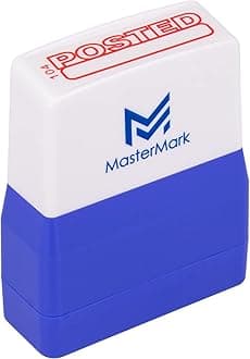MasterMark Pre-Inked Premium Office Stamp - POSTED