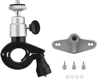 RC RC2 Bicycle Bracket Mount Adapter, Azonee Clamps for DJI Air 3/Mini 4 Pro/Mini 3 Remote Control, Handlebar Holder Clamp with 360° Adjustment