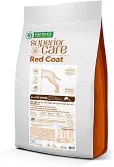 Superior Care Grain-Free Dry Dog Food - High Protein, Coat Shine Dog Food for All Breeds Red Coated All Life Stages Dogs, Fresh Pet Meal, Salmon, 22 lb