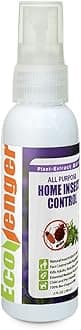 EcoVengerby Ecoraider All Purpose Insect Control 2 OZ Home and Kitchen, Fleas, Ticks, Moths, Roaches, Fast Kill & Lasting Prevention, Plant-Extra Based & Non-Toxic, Safe for Children and Pets