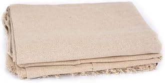 Pottery Special Linen Hessian Cotton Linen Tablecloth Pottery Clay Printing Texture Clay Sculpture Tool 59x39inch(1 pc)