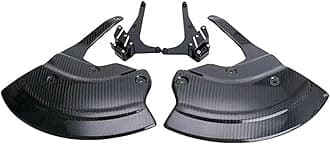 Compatible with BMW M1000R M1000RR S1000R S1000RR S1000XR 2023 Carbon Fiber Wheel Cover Kit Air Deflector Fairing Motorcycle Accessories(Carbon Fibre)