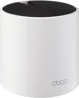 AX3000 Whole Home Wi-Fi 6 Mesh System (Deco X55 Pro) | Up to 2500 Sq.Ft. 𝟮×𝟮.𝟱𝗚 WAN/LAN Ports 𝗜𝗱𝗲𝗮𝗹 𝗳𝗼𝗿 𝟭𝗚𝗶𝗴+ 𝗜𝗻𝘁𝗲𝗿𝗻𝗲𝘁 2023 Release (1-Pack)