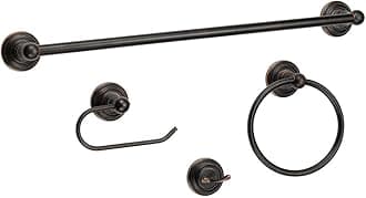 800 Series 4 Piece Oil Rubbed Bronze Bathroom Hardware Set
