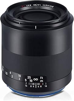 ZEISS Milvus 50mm f/1.4 Full Frame Camera Lens for Canon EF-Mount ZE, Black