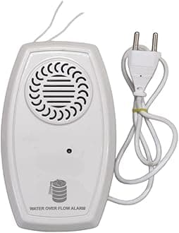 RK Water Tank Overflow Alarm Siren with Voice Sound, Wired Sensor Security System Water Alarm Bell