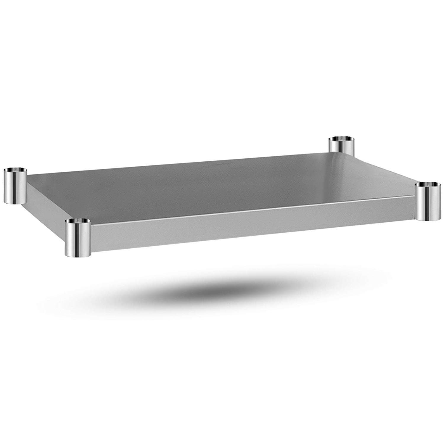 DuraSteel Galvanized Under Shelf for Work Tables - Extra Adjustable Lower Shelf for 24" x 24" Stainless Steel and Wooden Worktables - Fits for use in Restaurant, Warehouse, Home, Kitchen, Garage