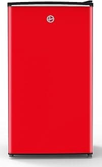 118L Single Door Compact Refrigerator with Freezer Compartment - Mechanical Control, Adjustable Thermostat,1 Removable Shelf, Defrost Feature, 1 Year Warranty, Red - HSD-K118-R