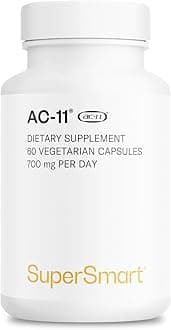 Supersmart AC-11 Supplement 700mg per Day (Cat's Claw Extract) - Uncaria Tomentosa Bark | Non-GMO & Gluten Free - 60 Vegetarian Capsules