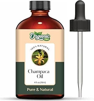 Organic Zing Champaca (Magnolia champaca) Oil | Pure & Natural Essential Oil for Skincare, Hair Care, Aroma & Diffuser - 118ml/3.99fl oz