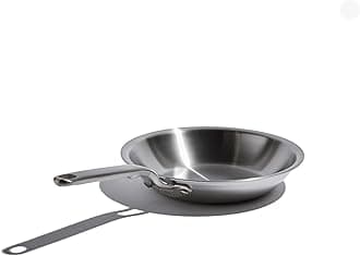 Eater Series 8.5 Inch Frying Pan | Made in USA | 5-Ply Fully Clad Stainless Steel | Stay Cool Handle Design | Induction Ready & Non-Toxic