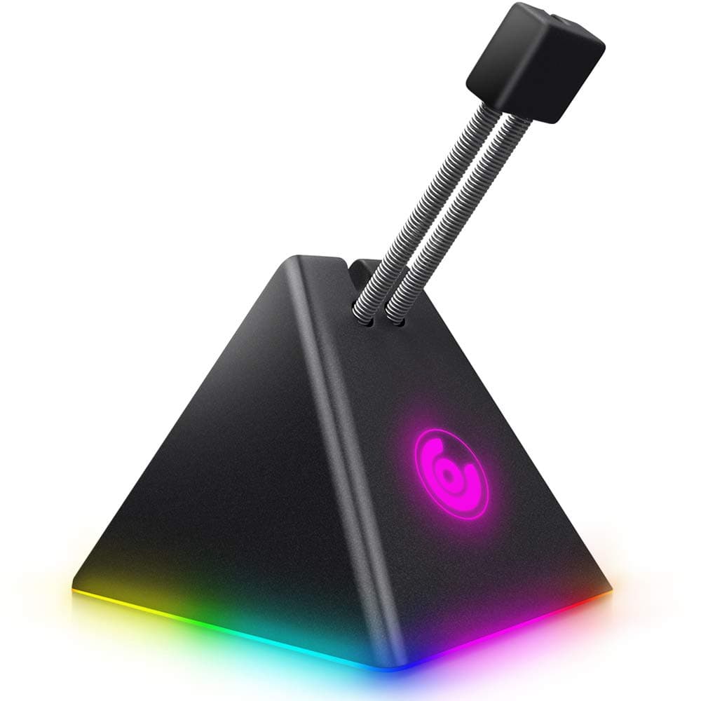 CASETHRONE Gaming Mouse Cable Management Pro,Mouse Bungee Device Pro for Esports FPS Game (RGB Pro)