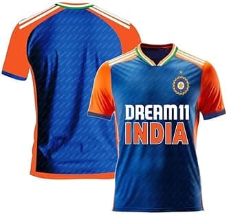 Ind Cricket Team Virat Kohli 18 Jersey 2024 for Men & Boys