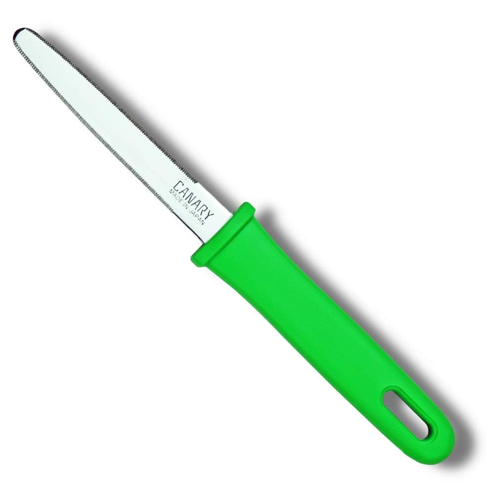 CANARY Cardboard Cutter - 7.5" Box Cutter Utility Knife for Breaking Down Boxes & Opening Packages - Made in Japan, Green