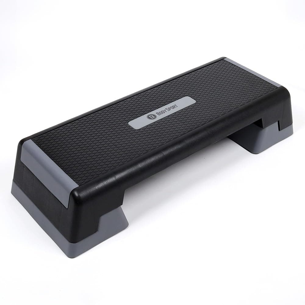 - Aerobic Step – Step Aerobics Platform – Workout Equipment – Exercise Step Platform – Gray/Black