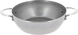 De Buyer Chefs Fry Pans, Steel, silver, 32 cm