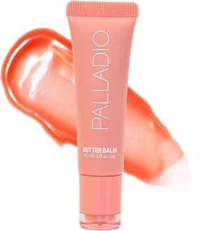 Butter Balm - Hydrating Lip Balm with Sheer Tint, Aloe, Peptides, Shea Butter, and Vegan Formulation for Instant Moisture, Shine, and Soothing Lip Care, Peaches & Cream