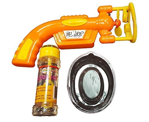 BubbleLick Edible Bubble Kit, Orange Bubble Gun