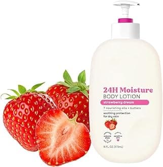 Better Body Lotion Strawberry Dream Body Lotion for Dry Skin, Lightweight Non-Greasy Formula, 16 fl oz (Strawberry Dream Pack of 1)