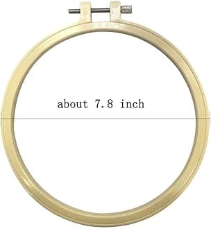 Maydear Stamped Embroidery Kit for Beginners with Pattern, Cross Stitch kit, Embroidery Starter Kit Including Embroidery Hoop, Color Threads and Embroidery Scissors - Wreath 16