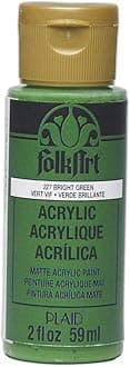 FolkArt Acrylic Paint in Assorted Colors (2 oz), 227, Bright Green
