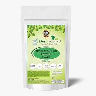 100% Natural Tongkat Ali Root Powder - Longjack - Boost Energy and Immunity - Relieves Stress - For Muscles - Pure & Natural (200 Grams)