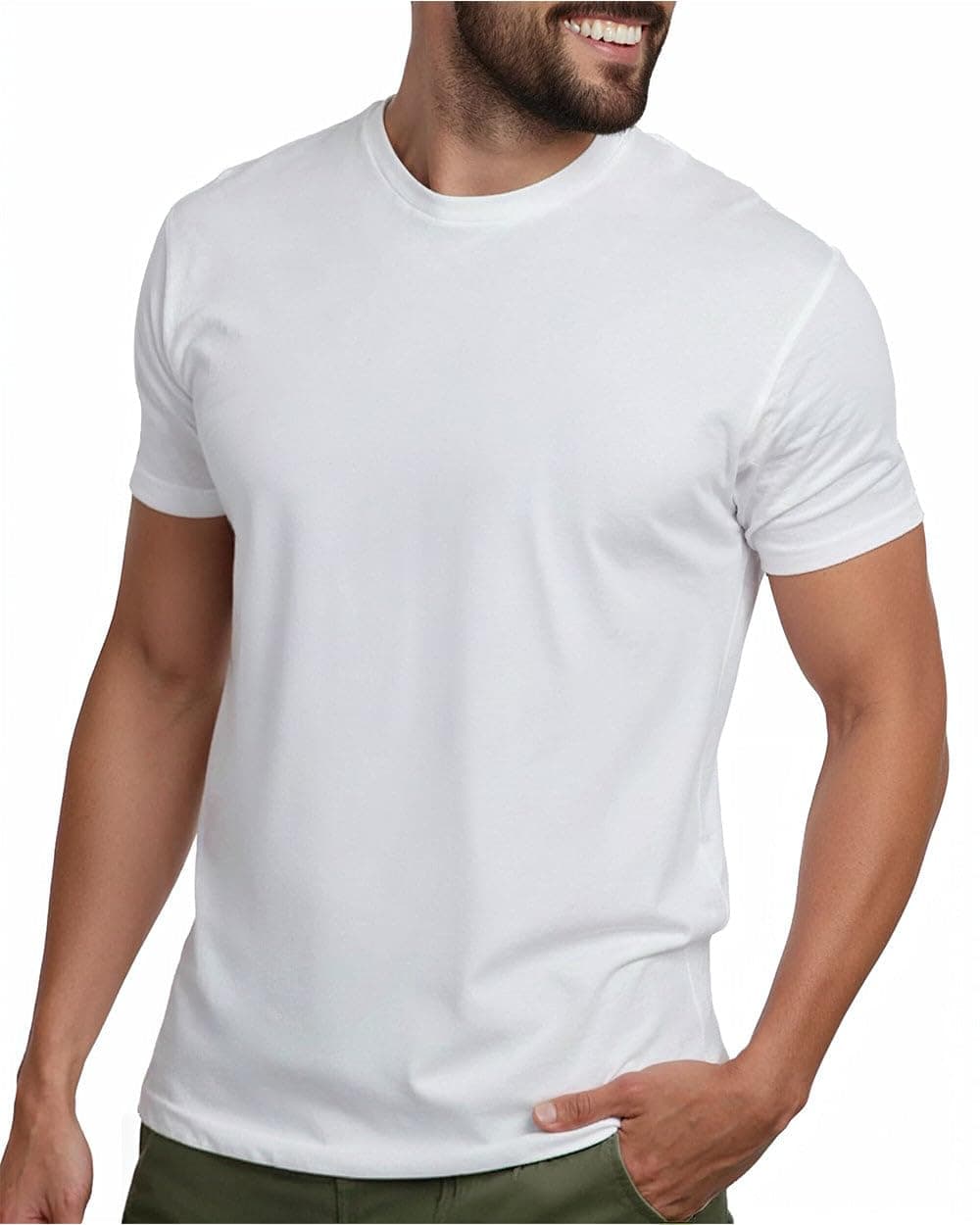 mens Plain Basic Tees Plain Basic Tees