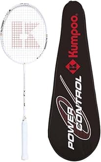KUMPOO Professional Badminton Racket, Lightweight Badminton Racket, High Tension String Full Carbon Fiber Shaft Badminton Racket with Racket Cover Bag