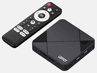 Android 14 TV Box 2025, LEFFOT 4K Ultra HD TV Streaming Media Player, 2GB RAM + 8GB ROM, Smart Android Box with Voice Remote, HDR10, 2.4G & 5G WiFi 6, BT 5.4, USB 3.0, RK3518 Quad Core A53