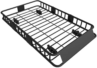 - FORWODE 250LBS Universal Roof Rack Basket, 64"x39"x6" Rooftop Cargo Carrier Rack, Rust-Proof Roof Cargo Basket for Suvs, Trucks, Vehiclesor Suvs, Trucks, Vehicles