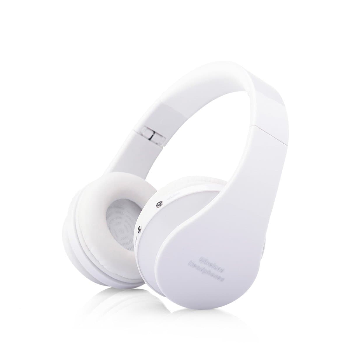 Dolotu Foldable Wireless Stereo Bluetooth Headphone For iPhone Mobile Cell Phone Laptop (White)