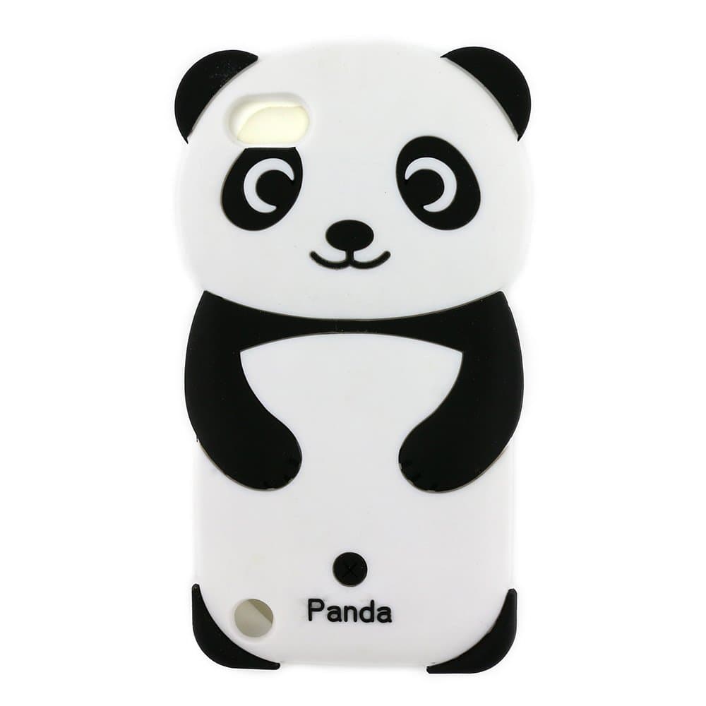 iPod Touch 7 Case, iPod Touch 6 Case, iPod Touch 5 Case, 3D Cute Cartoon Panda Animal Soft Rubber Silicone Shockproof Case Teen Girls Women Cover for iPod Touch 7th / 6th / 5th Generation (Panda)