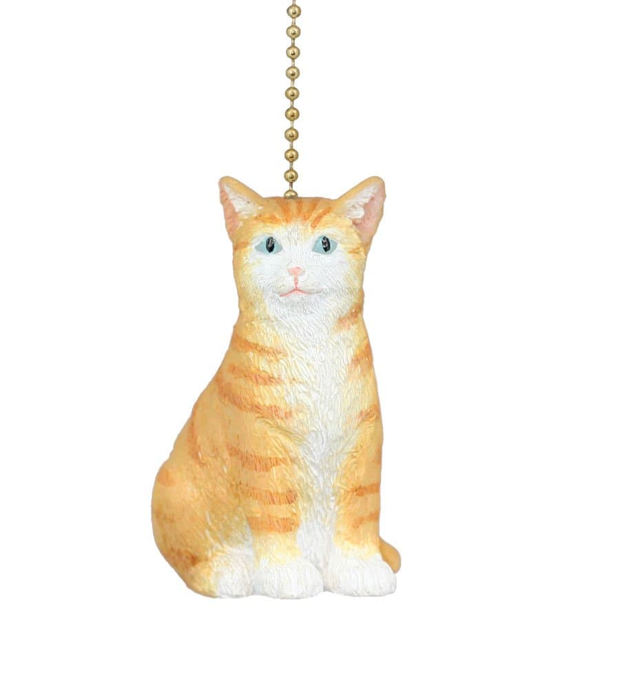 Clementine Deisgn Orange Kitty Ceiling Fan Pull