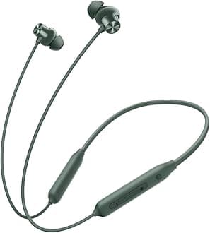 Bullets Wireless Z2 ANC Bluetooth in Ear Earphones with Mic, 45dB Hybrid ANC, Bombastic Bass - 12.4 mm Drivers, 10 Mins Charge - 20 Hrs Music, 28 Hrs Battery (Grand Green)