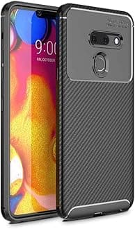 MoreFit for LG G8S ThinQ, Back Case Cover | Flexible Shockproof TPU | Brushed Texture Case for LG G8S ThinQ