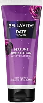 Date Woman Body Perfume Lotion for Nourishing, Hydrating, Soft, Supple,Healthy Skin with Argan Oil and Shea Butter 200 ml