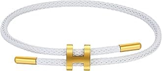 AIMADE Bracelets for Women Adjustable Charm Bracelet, 18k Gold-plated Buckle Design Titanium Steel Wire Rope Women's Gift Jewelry