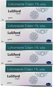 Luliford Anti- Fungal Cream Pack of 4 (each 20gm) Creams, Gels