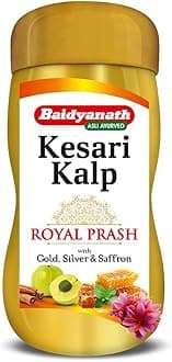 Baidyanath Asli Ayurved Kesari Kalp Royal PRASH - 1kg - Promotes Vitality, Strength & Stamina in Adults and Elderly | Revitalizer Enriched with Gold and Saffron