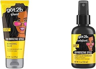 Got2b Glued Bonding Glue, 6 oz and Magic Glue Remover, 4 oz