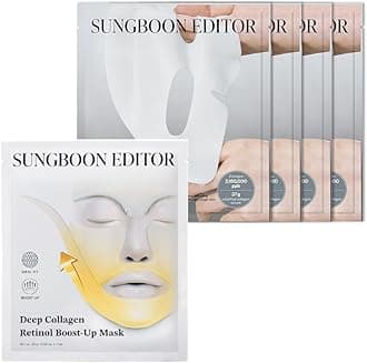 Deep Collagen Lifting Duo : Deep Collagen Retinol Tension Boost Up Mask & Deep Collagen Overnight mask, Face Mask for Anti Wrinkle, Best Korean Skincare for Glass Skin