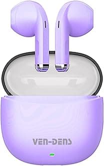 Wireless Earbuds For Samsung Galaxy S24 S25 FE Plus Ultra / A17 A56 A36 A26 A16 A15 5G A25 A35 A55/ S23 FE, Wireless Bluetooth 5.3 Earbuds with Microphone Hi-Fi Stereo Sound Headset (PURPLE)