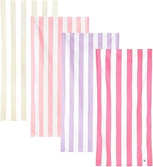 Dock & Bay Quick Drying Towel - For Sports, Gym, Travel, Yoga, Camping, Swimming - Super Absorbent, Compact, Lightweight - 100% Recycled Materials - Includes Bag - Variable Sizes