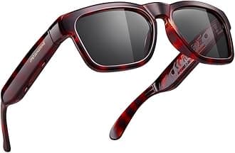 OhO sunshine, Polarized Sunglasses with Bluetooth Speaker, Open Ear Audio, Athletic/Outdoor UV Protection and Voice Control