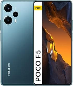 Poco F5 5G + 4G LTE (for Tmobile Mint Tello & Global) 256GB + 12GB Global Version Unlocked 6.67" 120Hz 64Mp Triple Camera (Blue)