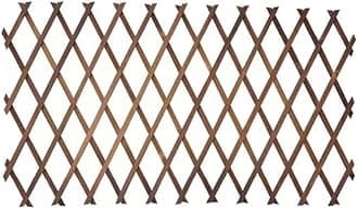 LINGWEI Wooden Fence Portable Expanding Wicker Wooden Fence for Home Garden Villa Outdoor Decoration. (105cm(4pcs))