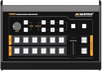 LILLIPUT AVMATRIX VS0601 4×SDI and 2×HDMI inputs Mini 6CH SDI/HDMI Multi-Format Video Switcher with GPIO Interface for Live Tally System
