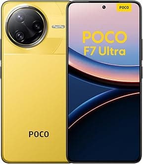 Xiaomi POCO F7 Ultra Smartphone, 16+512, Yellow, 5300mAh battery, 120W HyperCharge, HyperAI(No power adapter included)